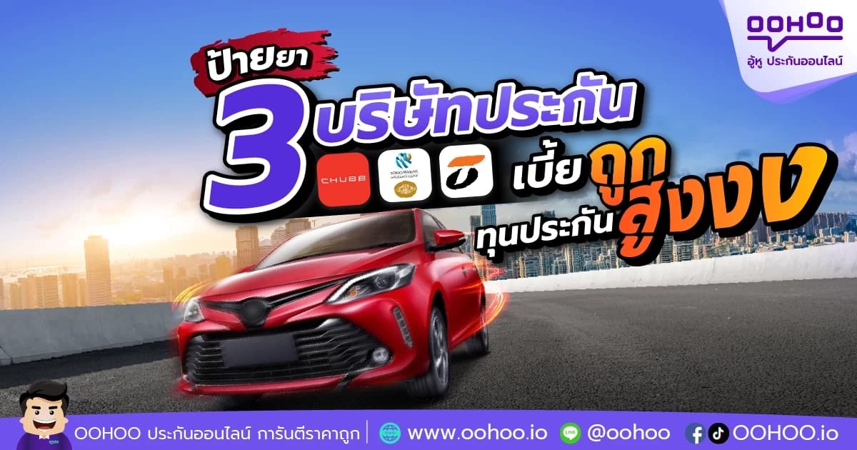 ป้ายยา 3 บริษัทประกันที่น่าสนใจ 2567 เบี้ยถูก ทุนประกันสูง