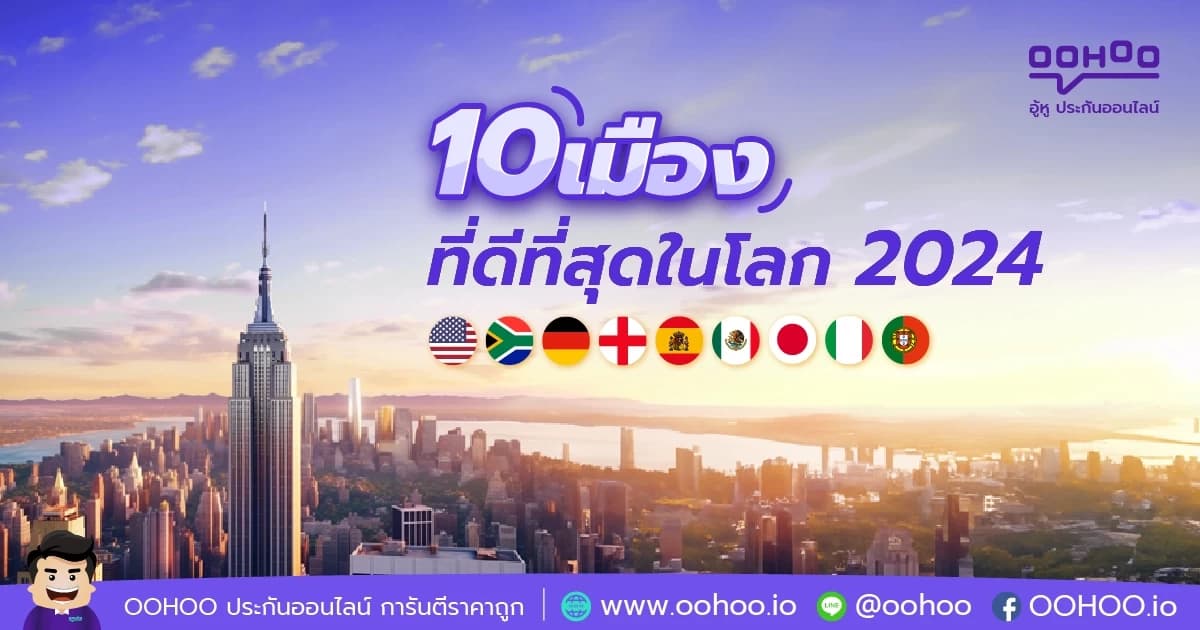 10 เมืองที่ดีที่สุดในโลก 2024