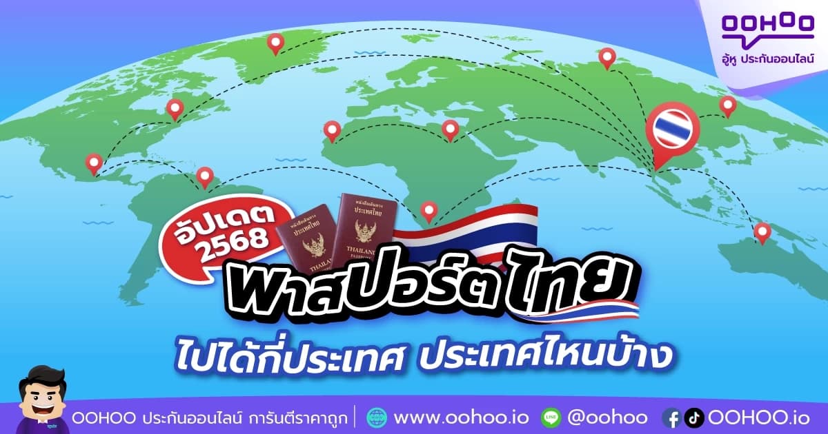 อัปเดต 2025 พาสปอร์ตไทย ไปได้กี่ประเทศ