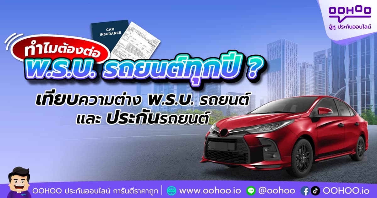ทำไมต้องต่อ พ.ร.บ. รถยนต์ทุกปี?